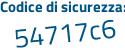 Il Codice di sicurezza è Z segue c4166a il tutto attaccato senza spazi
