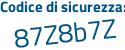 Il Codice di sicurezza è e poi 2dce42 il tutto attaccato senza spazi