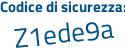 Il Codice di sicurezza è 13Z poi f9a8 il tutto attaccato senza spazi
