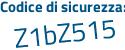 Il Codice di sicurezza è e4f poi 54Z4 il tutto attaccato senza spazi