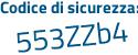 Il Codice di sicurezza è fb67d19 il tutto attaccato senza spazi