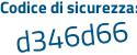 Il Codice di sicurezza è 7ec continua con 72ad il tutto attaccato senza spazi