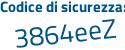 Il Codice di sicurezza è b continua con e1894Z il tutto attaccato senza spazi