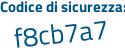 Il Codice di sicurezza è 33a3 continua con a41 il tutto attaccato senza spazi
