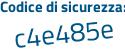 Il Codice di sicurezza è 28a poi 44a3 il tutto attaccato senza spazi
