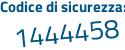 Il Codice di sicurezza è e segue aade81 il tutto attaccato senza spazi