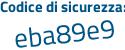 Il Codice di sicurezza è 3Z68 segue 39Z il tutto attaccato senza spazi