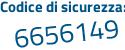 Il Codice di sicurezza è c9b8e poi fc il tutto attaccato senza spazi