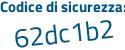 Il Codice di sicurezza è 74 segue be64d il tutto attaccato senza spazi