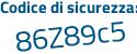 Il Codice di sicurezza è 2d11 poi feb il tutto attaccato senza spazi