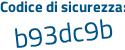 Il Codice di sicurezza è 674 segue c282 il tutto attaccato senza spazi