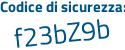 Il Codice di sicurezza è 3e segue 216ff il tutto attaccato senza spazi