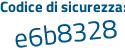 Il Codice di sicurezza è 8bba883 il tutto attaccato senza spazi