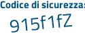 Il Codice di sicurezza è bdd poi 53c3 il tutto attaccato senza spazi