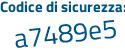 Il Codice di sicurezza è 9fb8874 il tutto attaccato senza spazi