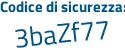 Il Codice di sicurezza è be61d92 il tutto attaccato senza spazi