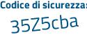 Il Codice di sicurezza è 79ad691 il tutto attaccato senza spazi