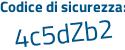 Il Codice di sicurezza è 7b continua con 1aa6e il tutto attaccato senza spazi