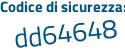 Il Codice di sicurezza è 519f poi 8af il tutto attaccato senza spazi
