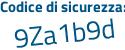 Il Codice di sicurezza è 36636eZ il tutto attaccato senza spazi
