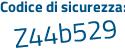 Il Codice di sicurezza è 84 continua con dZa4f il tutto attaccato senza spazi