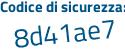 Il Codice di sicurezza è Zb poi fb5ef il tutto attaccato senza spazi