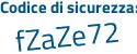 Il Codice di sicurezza è ade continua con f3ec il tutto attaccato senza spazi