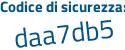 Il Codice di sicurezza è 234 continua con a41c il tutto attaccato senza spazi