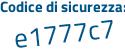 Il Codice di sicurezza è d85bfe2 il tutto attaccato senza spazi