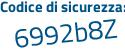 Il Codice di sicurezza è 29883aa il tutto attaccato senza spazi
