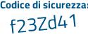 Il Codice di sicurezza è 71713a3 il tutto attaccato senza spazi