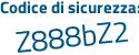 Il Codice di sicurezza è 5 poi 149d69 il tutto attaccato senza spazi