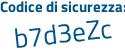 Il Codice di sicurezza è e9 poi b9b8f il tutto attaccato senza spazi