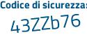 Il Codice di sicurezza è 6 poi baf3e4 il tutto attaccato senza spazi