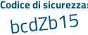 Il Codice di sicurezza è adf8e poi 5d il tutto attaccato senza spazi