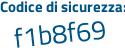 Il Codice di sicurezza è 96 poi b117e il tutto attaccato senza spazi