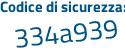 Il Codice di sicurezza è c continua con 61Zd83 il tutto attaccato senza spazi