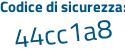 Il Codice di sicurezza è f3 poi 4e53Z il tutto attaccato senza spazi