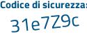 Il Codice di sicurezza è e94c segue 199 il tutto attaccato senza spazi