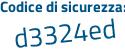 Il Codice di sicurezza è 78 poi 86f6f il tutto attaccato senza spazi