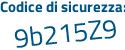 Il Codice di sicurezza è ebfa poi db6 il tutto attaccato senza spazi