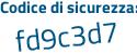 Il Codice di sicurezza è 73 continua con 1f1c9 il tutto attaccato senza spazi