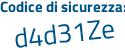 Il Codice di sicurezza è d56d poi a11 il tutto attaccato senza spazi
