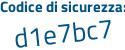 Il Codice di sicurezza è ed segue c9186 il tutto attaccato senza spazi