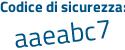 Il Codice di sicurezza è e77 continua con c3d9 il tutto attaccato senza spazi