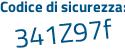 Il Codice di sicurezza è 6Z continua con a3a16 il tutto attaccato senza spazi