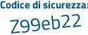 Il Codice di sicurezza è 1f4993f il tutto attaccato senza spazi