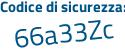 Il Codice di sicurezza è b segue eb8cfd il tutto attaccato senza spazi