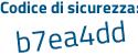 Il Codice di sicurezza è df5 segue 16d3 il tutto attaccato senza spazi