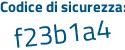Il Codice di sicurezza è 5b7462e il tutto attaccato senza spazi
